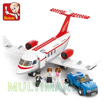 Конструктор Sluban M38-B0365 Частный самолет (275 деталей) картинка 5